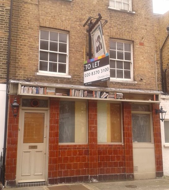 Swan and Edgar, boarded up